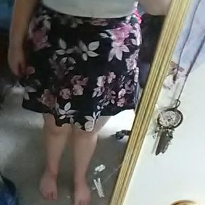 Red and black skirts